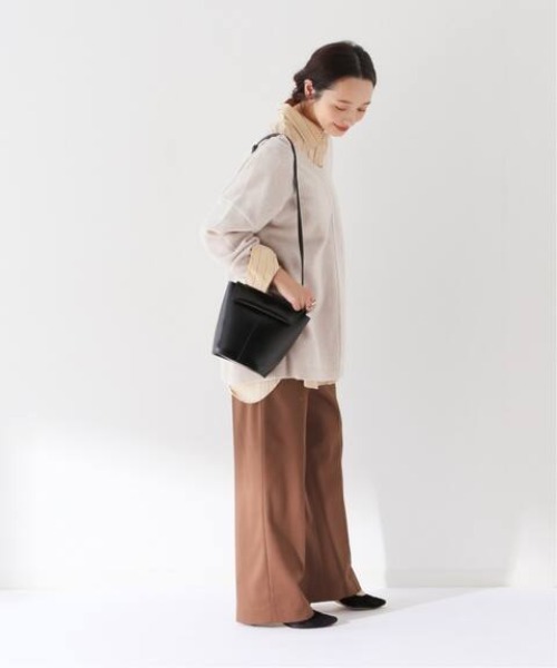 SLOBE IENA(スローブイエナ)の「ツイルストレートパンツ【手洗い可能】◆(その他パンツ・レディース・ブラック/パープル/ブラウン・40/38/36)」の14枚目の写真