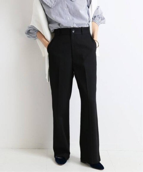 SLOBE IENA(スローブイエナ)の「ツイルストレートパンツ【手洗い可能】◆(その他パンツ・レディース・ブラック/パープル/ブラウン・40/38/36)」の11枚目の写真