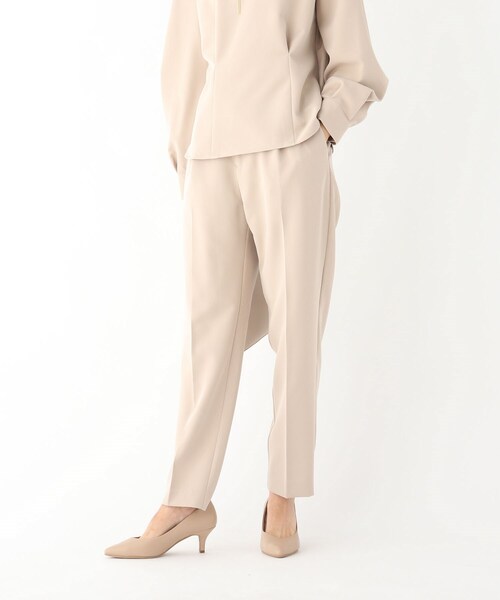 OPAQUE.CLIP(オペークドットクリップ)の「◆DELEGANTダブルクロステーパードパンツ【WEB限定サイズ】(スーツパンツ・レディース・ブラック/ベージュ/ネイビー・40/38/42/36/34)」の2枚目の写真