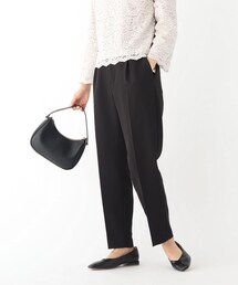 OPAQUE.CLIP | ◆DELEGANTダブルクロステーパードパンツ【WEB限定サイズ】(スーツパンツ)