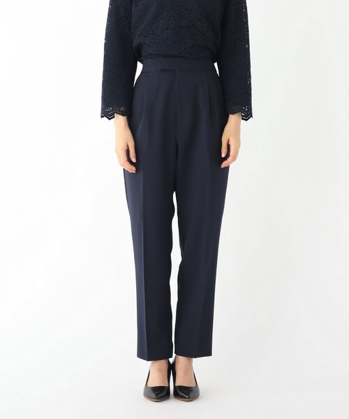 OPAQUE.CLIP(オペークドットクリップ)の「◆DELEGANTダブルクロステーパードパンツ【WEB限定サイズ】(スーツパンツ・レディース・ブラック/ベージュ/ネイビー・40/38/42/36/34)」の4枚目の写真