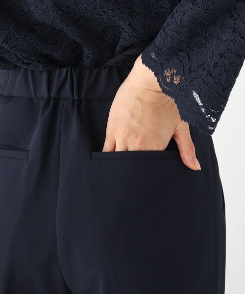 OPAQUE.CLIP(オペークドットクリップ)の「◆DELEGANTダブルクロステーパードパンツ【WEB限定サイズ】(スーツパンツ・レディース・ブラック/ベージュ/ネイビー・40/38/42/36/34)」の8枚目の写真