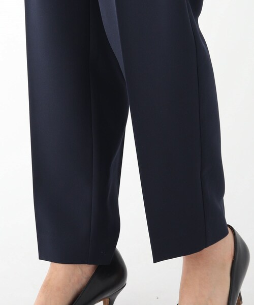 OPAQUE.CLIP(オペークドットクリップ)の「◆DELEGANTダブルクロステーパードパンツ【WEB限定サイズ】(スーツパンツ・レディース・ブラック/ベージュ/ネイビー・40/38/42/36/34)」の9枚目の写真