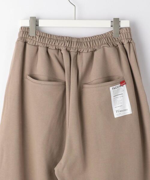 FACCIES(ファチーズ)の「<FACCIES> SWEAT TUCK PT/スウェットパンツ(スウェットパンツ・メンズ・ベージュ/ブラック・1/2)」の10枚目の写真
