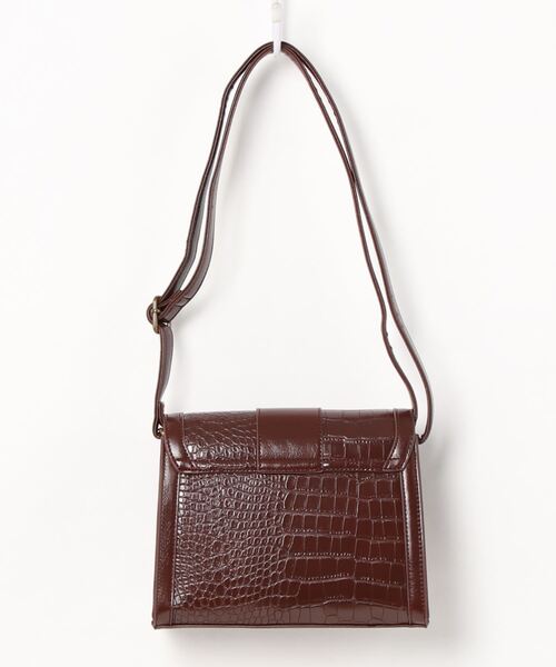 ehka sopo（エヘカソポ）の「モノグラム／クロコ柄アソートショルダーバッグ（ショルダーバッグ・レディース・ブラック/ダークブラウン/ブラウン・ﾌﾘ-）」の4枚目の写真