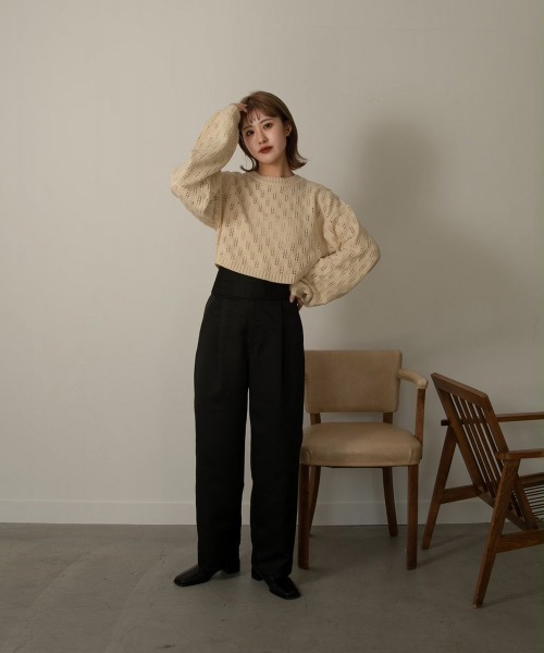 Amiur（エミレ）の「compact straight pants（その他パンツ・レディース・ブラック/グレー/ブラウン・S/M）」の13枚目の写真