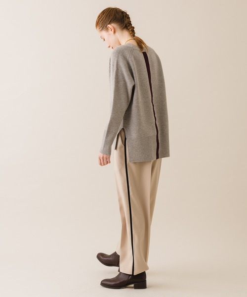 La SRIC(ラスリック)の「LaSRIC 杢調サージテーパードパンツ(その他パンツ・レディース・グレー/ベージュ・FREE)」の21枚目の写真