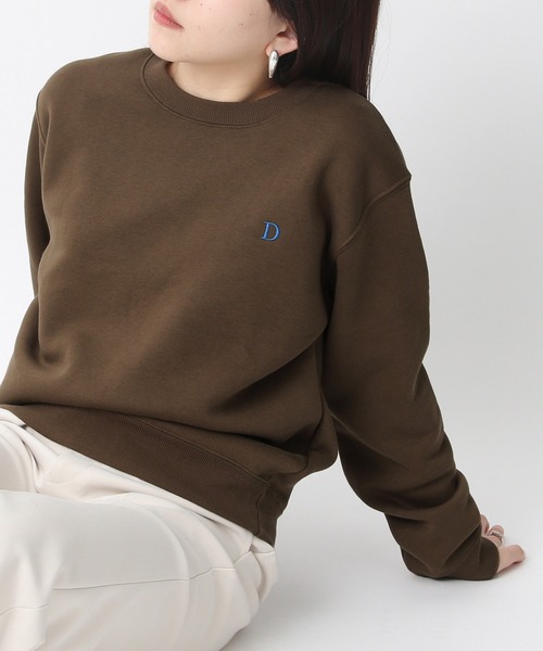 ADAM ET ROPE'（アダムエロペ）の「【F for ADAM ET ROPE'】別注 DUMBO/SWEAT（スウェット・レディース・グレー/ダークブラウン・L/S）」の13枚目の写真