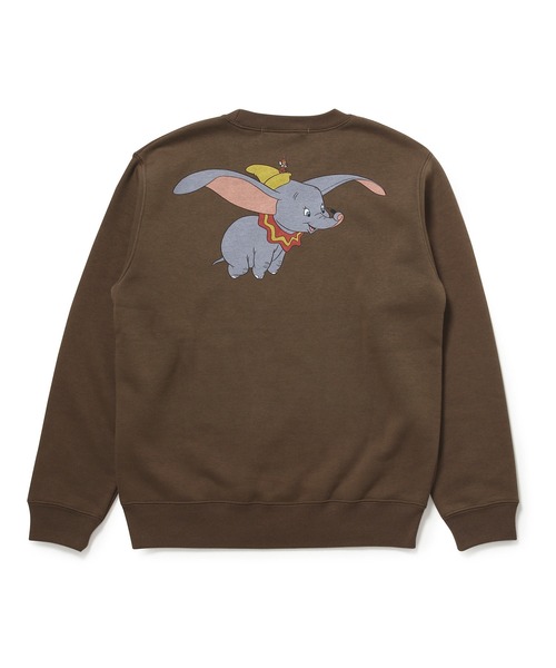 ADAM ET ROPE'（アダムエロペ）の「【F for ADAM ET ROPE'】別注 DUMBO/SWEAT（スウェット・レディース・グレー/ダークブラウン・L/S）」の3枚目の写真
