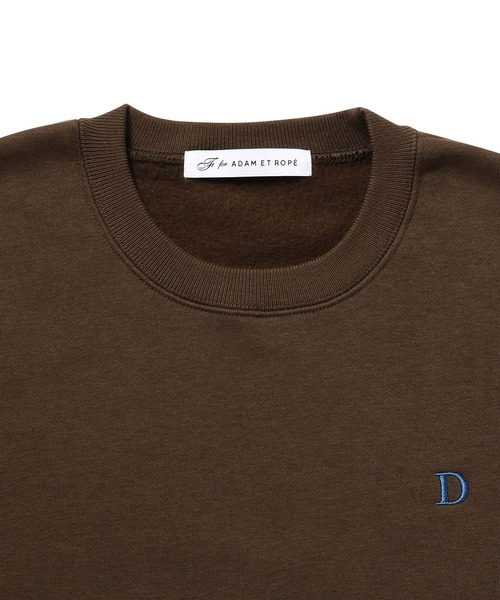 ADAM ET ROPE'（アダムエロペ）の「【F for ADAM ET ROPE'】別注 DUMBO/SWEAT（スウェット・レディース・グレー/ダークブラウン・L/S）」の11枚目の写真