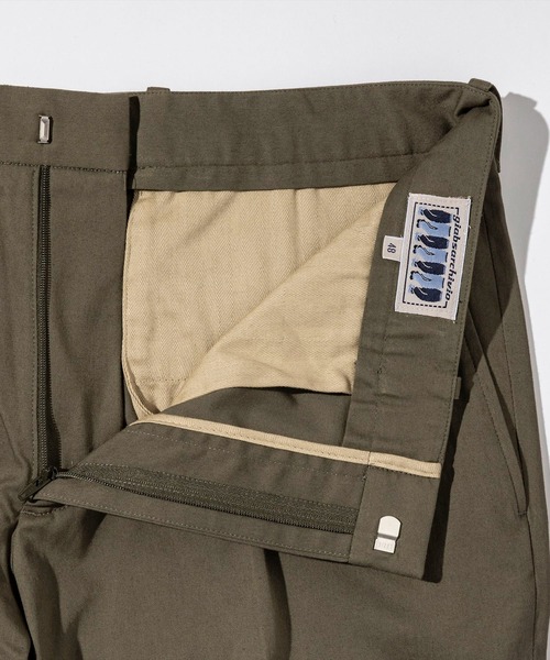 giab's ARCHIVIO（ジャブス アルキヴィオ）の「giabsarchivio(ジャブスアルキヴィオ)ノープリーツスラックスパンツ（スラックス・メンズ・グリーン・44/46/48/50）」の10枚目の写真