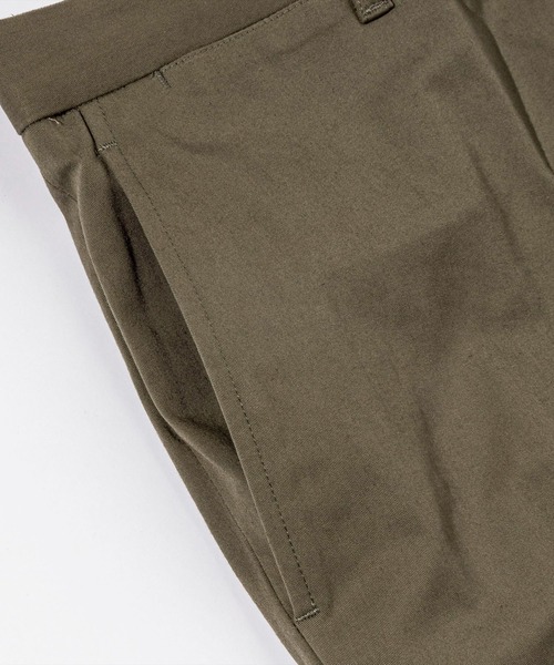 giab's ARCHIVIO（ジャブス アルキヴィオ）の「giabsarchivio(ジャブスアルキヴィオ)ノープリーツスラックスパンツ（スラックス・メンズ・グリーン・44/46/48/50）」の11枚目の写真