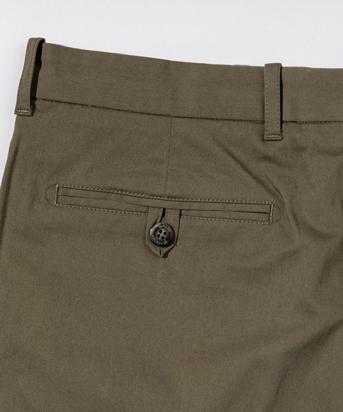 giab's ARCHIVIO（ジャブス アルキヴィオ）の「giabsarchivio(ジャブスアルキヴィオ)ノープリーツスラックスパンツ（スラックス・メンズ・グリーン・44/46/48/50）」の12枚目の写真