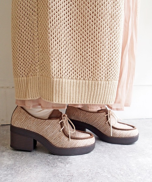 byあしながおじさん(バイアシナガオジサン)の「厚底チロリアンシューズ -8980643(その他シューズ・レディース・ブルー/ブラック/ベージュ・23.5cm/24.5cm/22.5cm/24.0cm/23.0cm)」の13枚目の写真