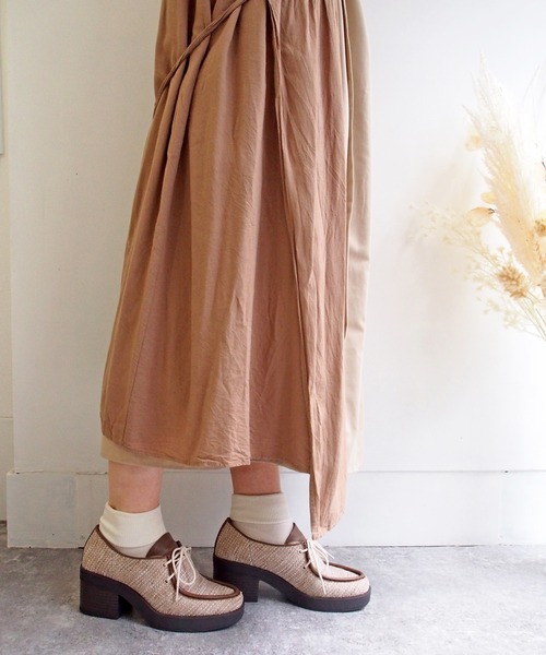 byあしながおじさん(バイアシナガオジサン)の「厚底チロリアンシューズ -8980643(その他シューズ・レディース・ブルー/ブラック/ベージュ・23.5cm/24.5cm/22.5cm/24.0cm/23.0cm)」の15枚目の写真