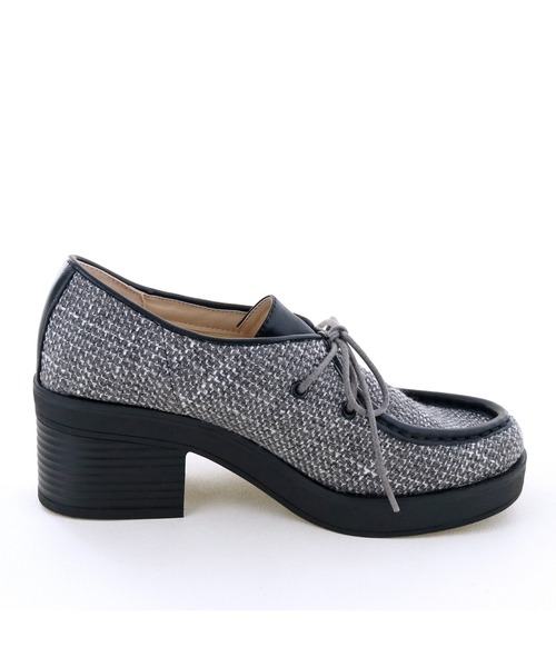 byあしながおじさん(バイアシナガオジサン)の「厚底チロリアンシューズ -8980643(その他シューズ・レディース・ブルー/ブラック/ベージュ・23.5cm/24.5cm/22.5cm/24.0cm/23.0cm)」の9枚目の写真