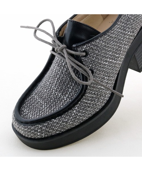 byあしながおじさん(バイアシナガオジサン)の「厚底チロリアンシューズ -8980643(その他シューズ・レディース・ブルー/ブラック/ベージュ・23.5cm/24.5cm/22.5cm/24.0cm/23.0cm)」の10枚目の写真