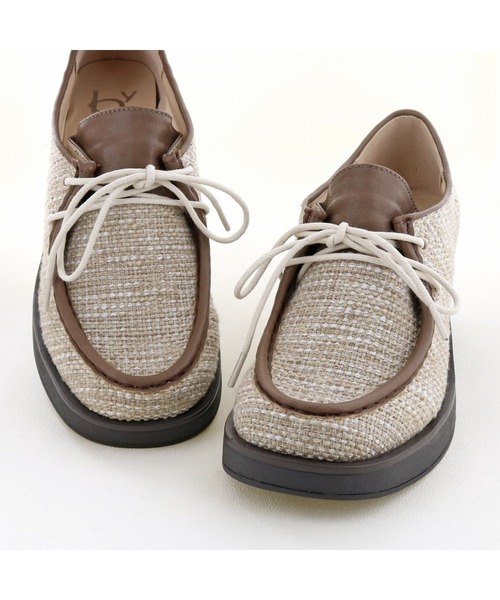 byあしながおじさん(バイアシナガオジサン)の「厚底チロリアンシューズ -8980643(その他シューズ・レディース・ブルー/ブラック/ベージュ・23.5cm/24.5cm/22.5cm/24.0cm/23.0cm)」の19枚目の写真