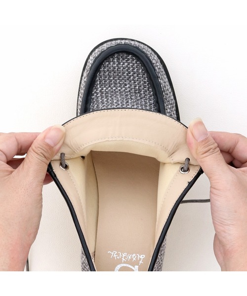 byあしながおじさん(バイアシナガオジサン)の「厚底チロリアンシューズ -8980643(その他シューズ・レディース・ブルー/ブラック/ベージュ・23.5cm/24.5cm/22.5cm/24.0cm/23.0cm)」の11枚目の写真