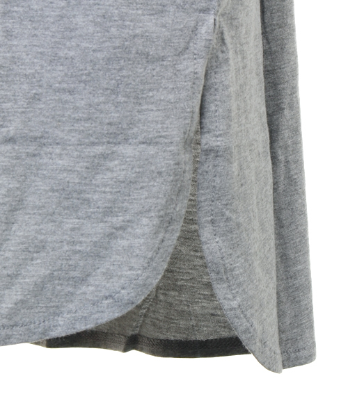 WEGO(ウィゴー)の「WEGO/ロングラウンドタンクトップ(タンクトップ・メンズ・ホワイト/ブラック/ブラック系その他/杢グレー・LARGE/MEDIUM)」の5枚目の写真