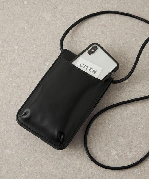 CITEN(シテン)の「<CITEN(シテン)>フラップモバイル ショルダーバッグ(ショルダーバッグ・レディース・ブラック/オフホワイト・FREE)」の6枚目の写真