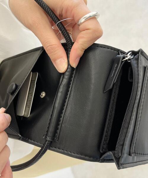 CITEN(シテン)の「<CITEN(シテン)>フラップモバイル ショルダーバッグ(ショルダーバッグ・レディース・ブラック/オフホワイト・FREE)」の7枚目の写真