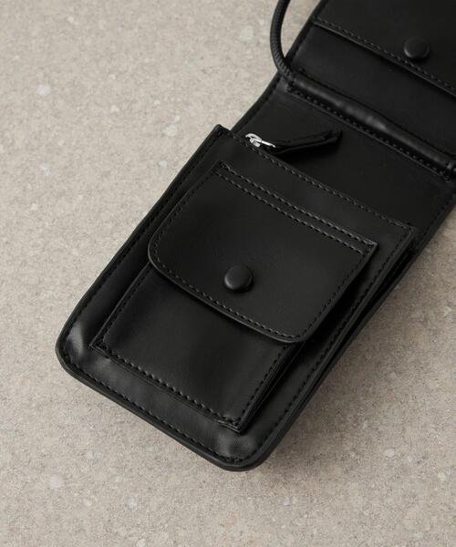 CITEN(シテン)の「<CITEN(シテン)>フラップモバイル ショルダーバッグ(ショルダーバッグ・レディース・ブラック/オフホワイト・FREE)」の9枚目の写真