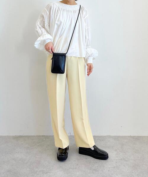 CITEN(シテン)の「<CITEN(シテン)>フラップモバイル ショルダーバッグ(ショルダーバッグ・レディース・ブラック/オフホワイト・FREE)」の19枚目の写真