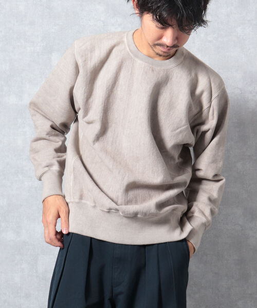 BARNS OUTFITTERS(バーンズアウトフィッターズ)の「【WEB限定】【BARNS OUTFITTERS】90’s CREW SWEAT SOLID(スウェット・メンズ・ベージュ/レッド/インディゴブルー・MEDIUM/LARGE)」の22枚目の写真