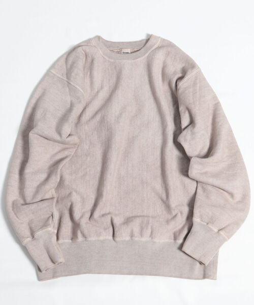 BARNS OUTFITTERS(バーンズアウトフィッターズ)の「【WEB限定】【BARNS OUTFITTERS】90’s CREW SWEAT SOLID(スウェット・メンズ・ベージュ/レッド/インディゴブルー・MEDIUM/LARGE)」の10枚目の写真