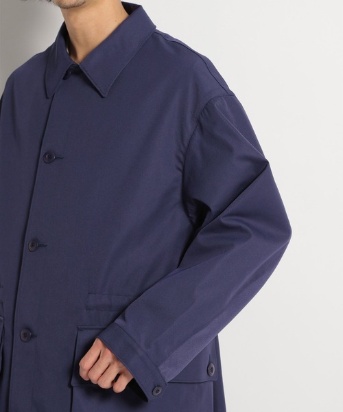 niko and...(ニコアンド)の「ユーロミリタリーコート(ステンカラーコート・メンズ・ネイビー/スモーク・MEDIUM/LARGE)」の14枚目の写真