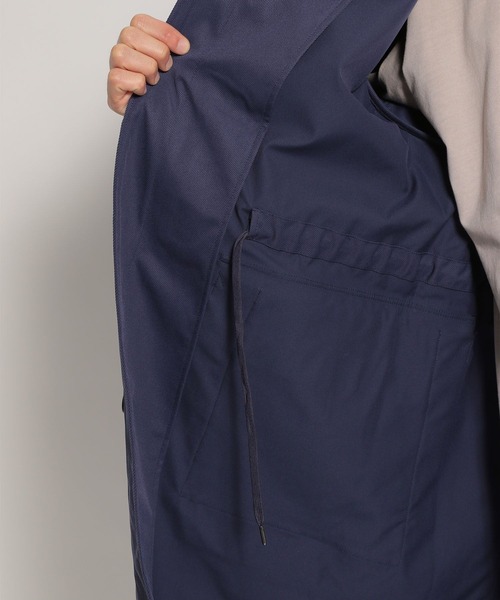 niko and...(ニコアンド)の「ユーロミリタリーコート(ステンカラーコート・メンズ・ネイビー/スモーク・MEDIUM/LARGE)」の19枚目の写真