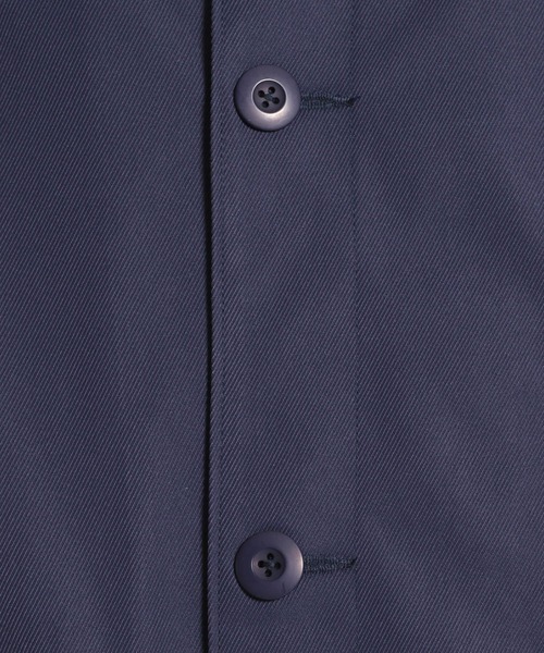 niko and...(ニコアンド)の「ユーロミリタリーコート(ステンカラーコート・メンズ・ネイビー/スモーク・MEDIUM/LARGE)」の21枚目の写真