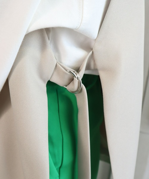 moment+（モーメントプラス）の「【累計販売枚数2万枚突破！】エステルツイル オープンサイドベスト（裏地付き）（ベスト・レディース・ブラック/ライトカーキ/グレイッシュベージュ/アイボリー/ベージュ・M/L）」の20枚目の写真