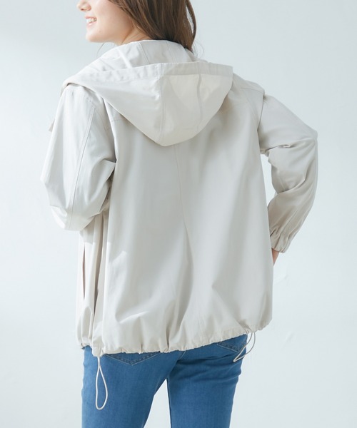 Honeys（ハニーズ）の「撥水加工フードブルゾン（ブルゾン）」 - WEAR