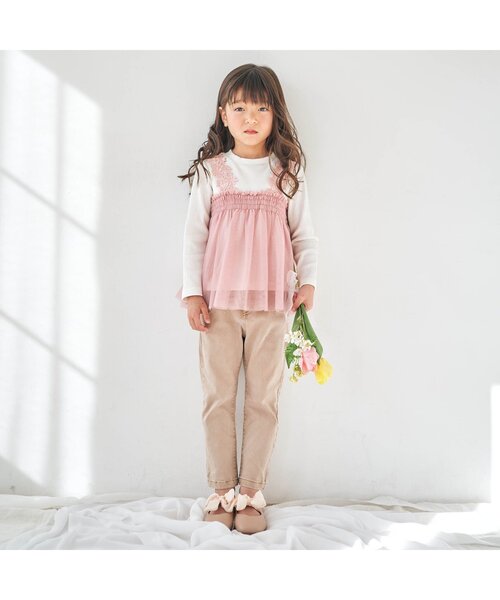 apres les cours（アプレレクール）の「シフォンリボンパンプス_アプレレクールマシェリ（パンプス・キッズ・ベージュ/アイボリー・15 /20/18/17/19/14/16）」の15枚目の写真