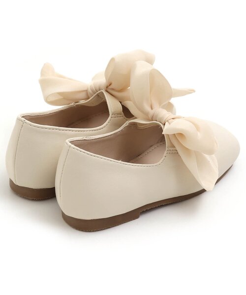 apres les cours（アプレレクール）の「シフォンリボンパンプス_アプレレクールマシェリ（パンプス・キッズ・ベージュ/アイボリー・15 /20/18/17/19/14/16）」の12枚目の写真