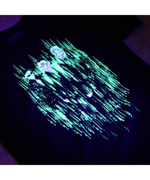 BAIT（ベイト）の「【2201_MRX】 BAIT × MATRIX HEROES TEE 224-MRX-TEE-002（Tシャツ/カットソー・メンズ・ブラック・MEDIUM/X-LARGE/XX-LARGE）」の3枚目の写真