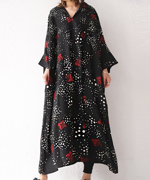 セール ブランド古着 7分袖ワンピース ワンピース Antiqua アンティカ のファッション通販 Zozoused