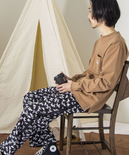 GEVACO（ゲバコ）の「【GEVACO/ゲバコ】オープンエンド度詰め天竺 ロングスリーブTシャツ（Tシャツ/カットソー・メンズ・オフホワイト/ブラウン/ネイビー/サックスブルー・SMALL/MEDIUM/LARGE）」の21枚目の写真