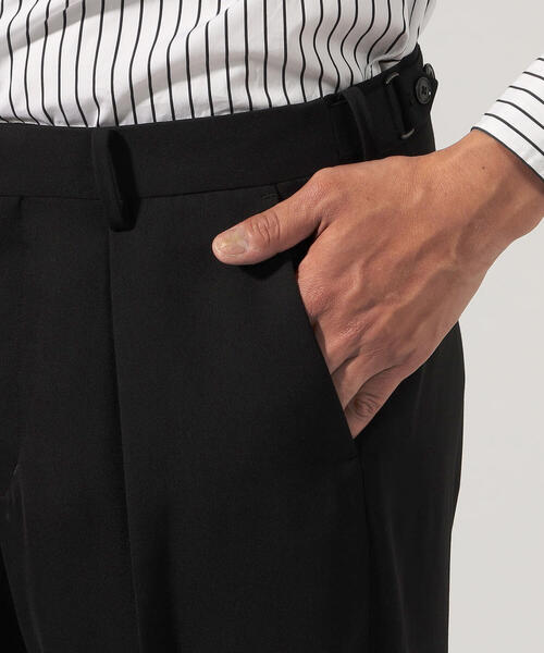 セール】ウールレーヨン サイドアジャスターパンツ（その他
