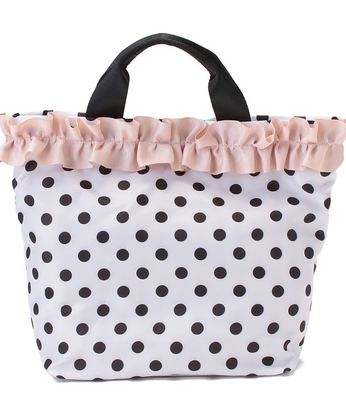 LITTLE ACCESSORIES（リトルアクセサリーズ）の「フリルのバッグイン付き３WAYトートバッグ（トートバッグ・レディース・ホワイト/グレー/ベージュ・フリー）」の11枚目の写真