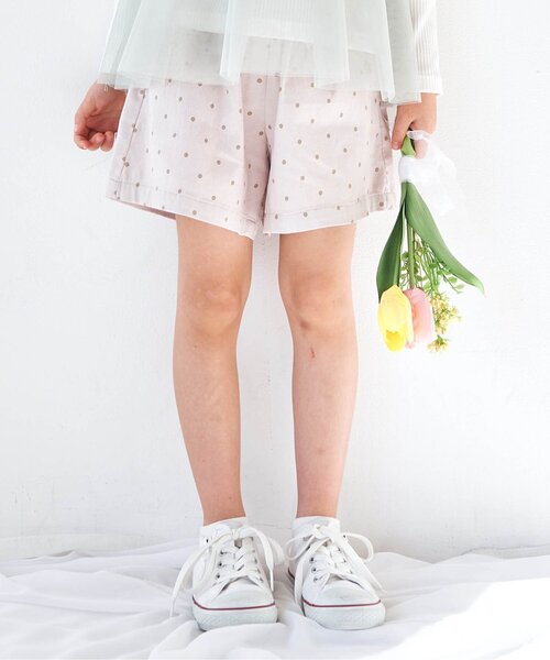 apres les cours(アプレレクール)の「リボンショートパンツ(その他パンツ・キッズ・ラベンダー/その他3/キナリ/オレンジ/ネイビー/カーキ・100/110/90/80/120/140/130)」の2枚目の写真