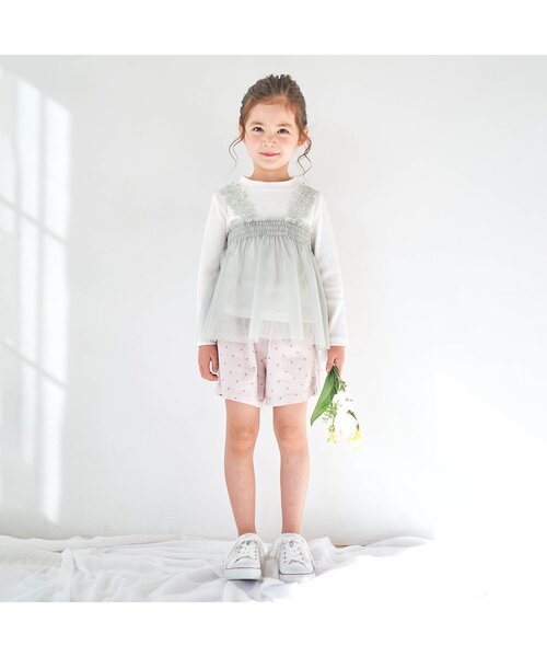 apres les cours(アプレレクール)の「リボンショートパンツ(その他パンツ・キッズ・ラベンダー/その他3/キナリ/オレンジ/ネイビー/カーキ・100/110/90/80/120/140/130)」の11枚目の写真
