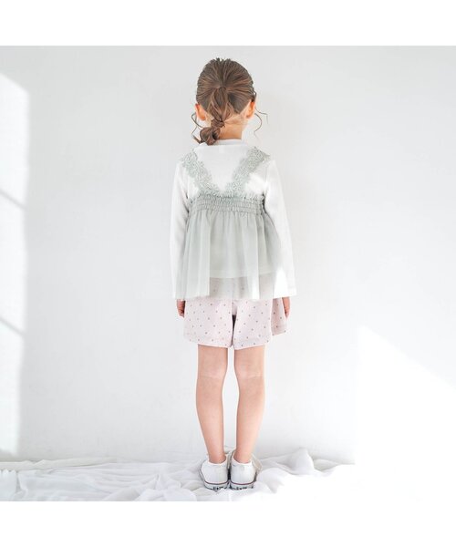 apres les cours(アプレレクール)の「リボンショートパンツ(その他パンツ・キッズ・ラベンダー/その他3/キナリ/オレンジ/ネイビー/カーキ・100/110/90/80/120/140/130)」の12枚目の写真