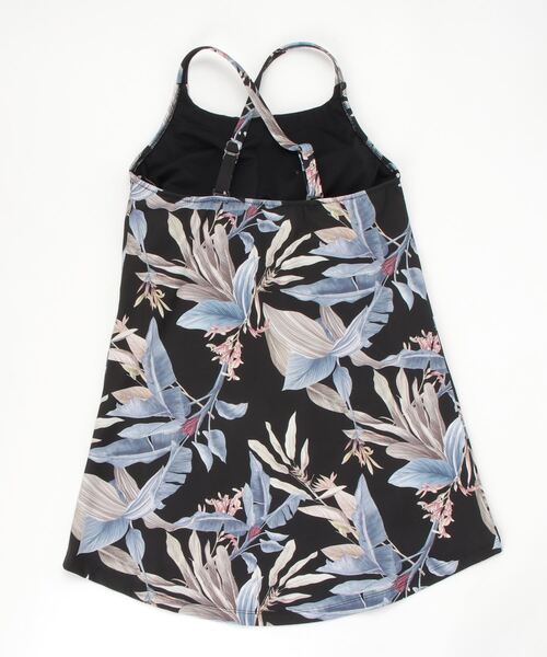 LIPSERVICE(リップサービス)の「【ムラサキスポーツ別注】LIP SERVICE/リップサービス 水陸両用カップ付きボタニカルリーフ柄フィットネスタンクトップ 374520(タンクトップ・レディース・ブラック/ホワイト・M/L/LL)」の3枚目の写真