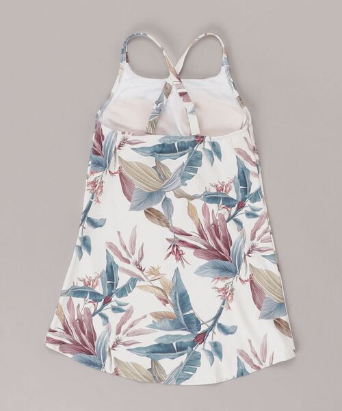 LIPSERVICE(リップサービス)の「【ムラサキスポーツ別注】LIP SERVICE/リップサービス 水陸両用カップ付きボタニカルリーフ柄フィットネスタンクトップ 374520(タンクトップ・レディース・ブラック/ホワイト・M/L/LL)」の4枚目の写真