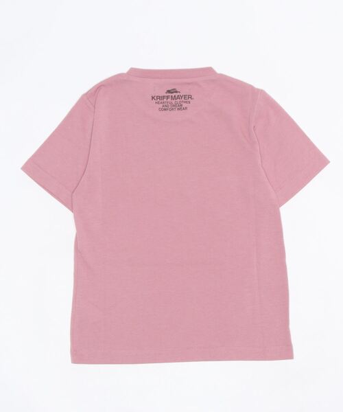 KRIFF MAYER Kid's Collection（クリフメイヤーキッズコレクション）の「ほぼクマTEE（Tシャツ/カットソー・キッズ・オフホワイト/カーキ/サックスブルー/コーラル・120/130/140/150/160/170）」の14枚目の写真