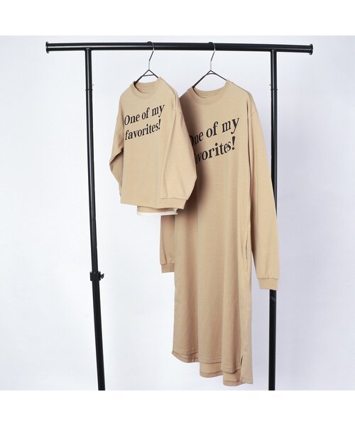 BREEZE by saori(ブリーズバイサオリ)の「WEB限定 バリエーションTワンピース (大人) 【BREEZE by saori】(ワンピース・レディース・ブラック/ベージュ/オフホワイト・MEDIUM)」の4枚目の写真