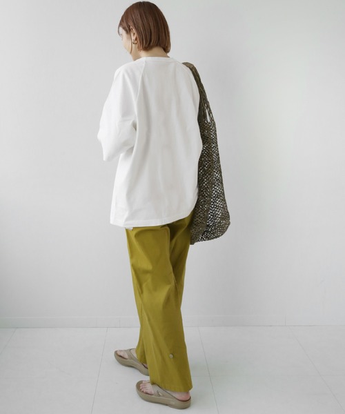 Champion（チャンピオン）の「別注【CHAMPION】*RELUME USA RELAX FIT SMU：Tシャツ（Tシャツ/カットソー・レディース・ホワイト/サックスブルー/ピンク/ブラック系その他・LARGE）」の21枚目の写真